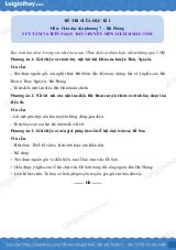 Đề thi giữa kì 2 GDĐP 7 Hải Phòng - loigiaihay.com